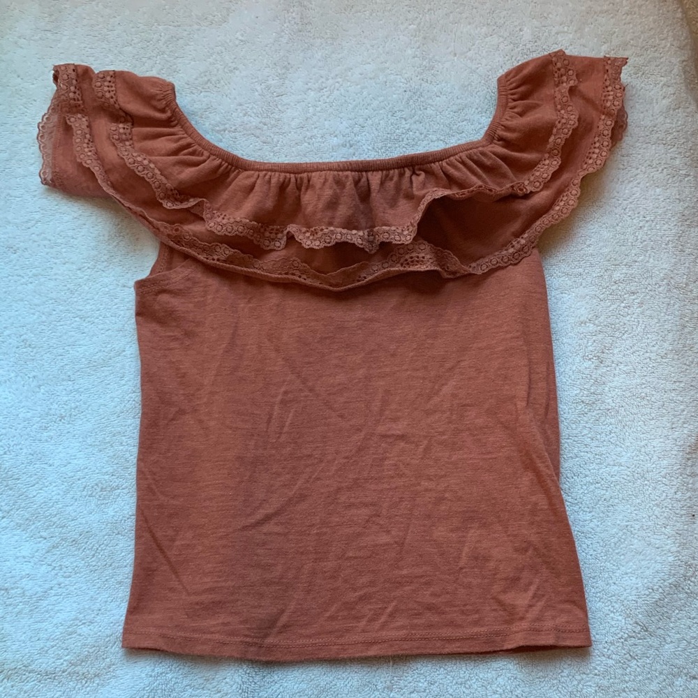Off the shoulder crop top
